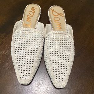 Sam Edelman basket weave mules